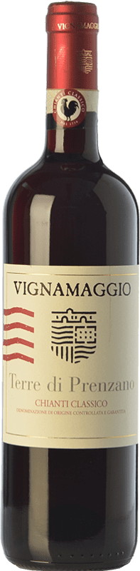16,95 € Free Shipping | Red Wine Vignamaggio Terre di Prenzano Classic D.O.C.G. Chianti Tuscany Italy Sangiovese Bottle 75 cl