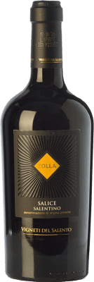 15,95 € 免费送货 | 红葡萄酒 Vigneti del Salento Zolla D.O.C. Salice Salentino 普利亚大区 意大利 Malvasia — 玛尔瓦西亚, Negroamaro — 黑阿玛罗 瓶装 75 cl