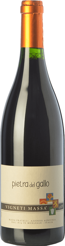 11,95 € Envío gratis | Vino tinto Vigneti Massa Pietra del Gallo D.O.C. Colli Tortonesi Piemonte Italia Bacca Roja Botella 75 cl