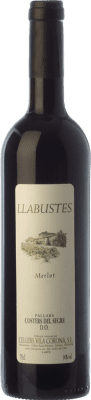9,95 € 送料無料 | 赤ワイン Vila Corona Llabustes 若い D.O. Costers del Segre カタロニア スペイン Merlot ボトル 75 cl