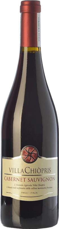 9,95 € Бесплатная доставка | Красное вино Villa Chiòpris D.O.C. Friuli Grave Фриули-Венеция-Джулия Италия Cabernet Sauvignon бутылка 75 cl