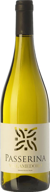 8,95 € Envío gratis | Vino Blanco Villamedoro I.G.T. Colli Aprutini Abruzzo Italia Passerina 75 cl