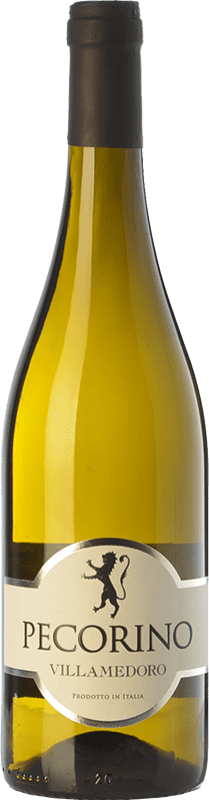 8,95 € Бесплатная доставка | Белое вино Villamedoro I.G.T. Colli Aprutini Абруцци Италия Pecorino — Пекорино Бутылка 75 cl