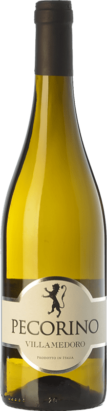 8,95 € Spedizione Gratuita | Vino bianco Villamedoro I.G.T. Colli Aprutini Abruzzo Italia Pecorino Bottiglia 75 cl