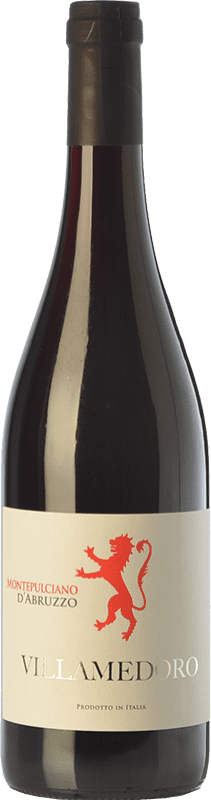 9,95 € Бесплатная доставка | Красное вино Villamedoro D.O.C. Montepulciano d'Abruzzo Абруцци Италия Montepulciano — Монтепульчано Бутылка 75 cl