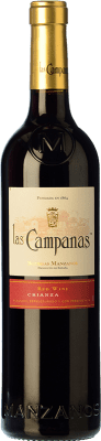 4,95 € Free Shipping | Red wine Vinícola Navarra Las Campanas Crianza D.O. Navarra Navarre Spain Grenache Bottle 75 cl