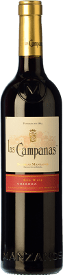 6,95 € Spedizione Gratuita | Vino Rosso Vinícola Navarra Las Campanas Crianza — Invecchiato in Botte D.O. Navarra Navarra Spagna Garnacha — Grenache Bottiglia 75 cl