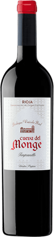 21,95 € Free Shipping | Red wine Vinícola Real Cueva del Monge Aged D.O.Ca. Rioja The Rioja Spain Tempranillo Bottle 75 cl