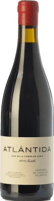 22,95 € Free Shipping | Red wine Vinos del Atlántico Atlántida Aged I.G.P. Vino de la Tierra de Cádiz Andalusia Spain Tintilla Bottle 75 cl