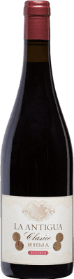 23,95 € Spedizione Gratuita | Vino rosso Vinos del Atlántico La Antigua Riserva D.O.Ca. Rioja La Rioja Spagna Tempranillo, Grenache, Graciano Bottiglia 75 cl