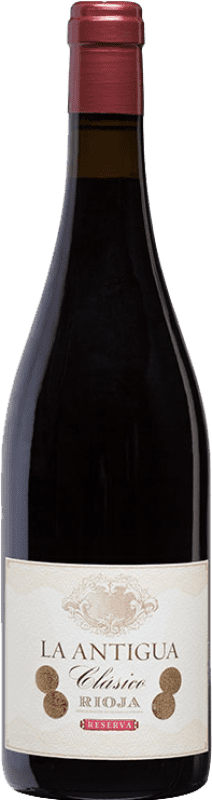 18,95 € Free Shipping | Red Wine Vinos del Atlántico La Antigua Reserve — Aged D.O.Ca. Rioja The Rioja Spain Tempranillo, Garnacha — Grenache, Graciano Bottle 75 cl