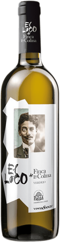 13,95 € Бесплатная доставка | Белое вино Vinos Sanz El Loco de Finca La Colina D.O. Rueda Кастилия-Леон Испания Verdejo — Вердехо, Sauvignon — Совиньон Бутылка 75 cl