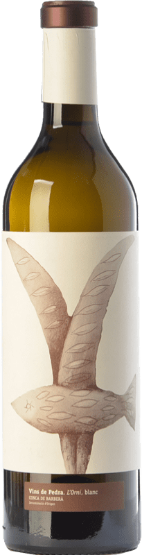 12,95 € Бесплатная доставка | Белое вино Vins de Pedra L'Orni D.O. Conca de Barberà Каталония Испания Chardonnay бутылка 75 cl