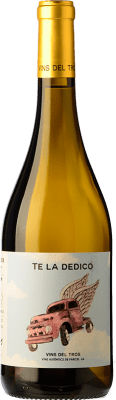 9,95 € Бесплатная доставка | Белое вино Vins del Tros Te la Dedico D.O. Terra Alta Каталония Испания Garnacha — Гренаш, Chenin — Шенен 75 cl