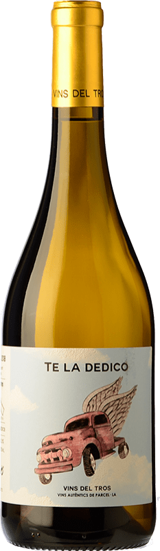 9,95 € Envio grátis | Vinho Branco Vins del Tros Te la Dedico D.O. Terra Alta Catalunha Espanha Garnacha — Grenache, Chenin 75 cl