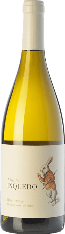 12,95 € Envoi gratuit | Vin Blanc Vins Inquiets Albariño Inquedo D.O. Rías Baixas Galice Espagne Treixadura, Albariño — Albarinho Bouteille 75 cl