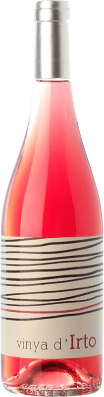 8,95 € Envio grátis | Vinho rosé Vinya d'Irto Rosat D.O. Terra Alta Catalunha Espanha Grenache Peluda Garrafa 75 cl