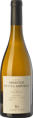 18,95 € Envoi gratuit | Vin Blanc Vinya Oculta Amós Bañeres Missatge en una Ampolla D.O. Penedès Catalogne Espagne Macabeo — Macabeu Bouteille 75 cl