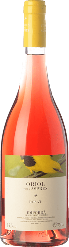 10,95 € Envio grátis | Vinho rosé Aspres Oriol Rosat D.O. Empordà Catalunha Espanha Syrah, Grenache Cinza Garrafa 75 cl