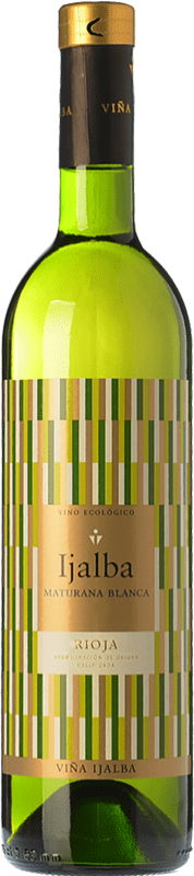 10,95 € Envio grátis | Vinho Branco Viña Ijalba D.O.Ca. Rioja La Rioja Espanha Maturana Eco — Biológico Garrafa 75 cl