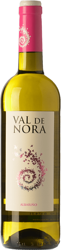 6,95 € 免费送货 | 白酒 Viña Nora Val de Nora D.O. Rías Baixas 加利西亚 西班牙 Albariño 瓶子 75 cl