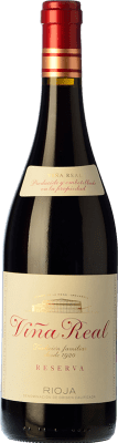 17,95 € Spedizione Gratuita | Vino rosso Viña Real Riserva D.O.Ca. Rioja La Rioja Spagna Tempranillo, Grenache, Graciano, Mazuelo Bottiglia 75 cl