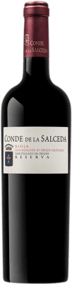 29,95 € Envio grátis | Vinho tinto Viña Salceda Conde de la Salceda Reserva D.O.Ca. Rioja La Rioja Espanha Tempranillo, Graciano Garrafa 75 cl