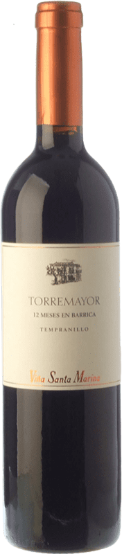 10,95 € Envío gratis | Vino Tinto Santa Marina Torremayor Crianza I.G.P. Vino de la Tierra de Extremadura Extremadura España Tempranillo 75 cl
