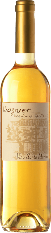 9,95 € Envío gratis | Vino blanco Santa Marina Vendimia Tardía I.G.P. Vino de la Tierra de Extremadura Extremadura España Viognier Botella 75 cl