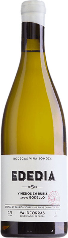49,95 € Free Shipping | White wine Viña Somoza Ededia Aged D.O. Valdeorras Galicia Spain Godello Bottle 75 cl