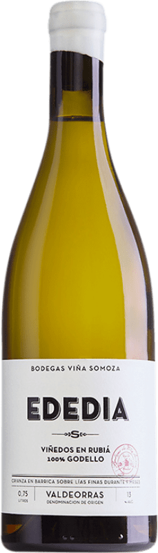 49,95 € Free Shipping | White Wine Viña Somoza Ededia Crianza — Aged D.O. Valdeorras Galicia Spain Godello Bottle 75 cl