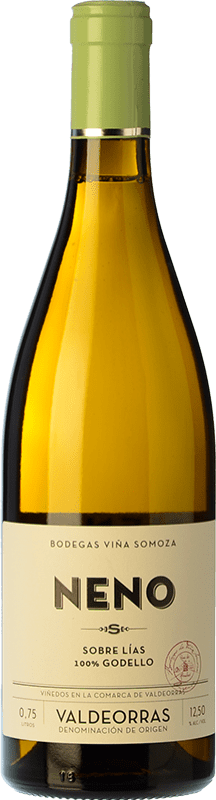 13,95 € Spedizione Gratuita | Vino bianco Viña Somoza Neno D.O. Valdeorras Galizia Spagna Godello Bottiglia 75 cl