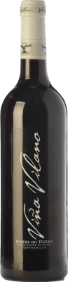 6,95 € Spedizione Gratuita | Vino rosso Viña Vilano Giovane D.O. Ribera del Duero Castilla y León Spagna Tempranillo Bottiglia 75 cl