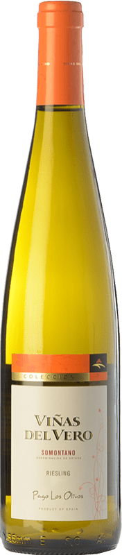 9,95 € Free Shipping | White wine Viñas del Vero Colección D.O. Somontano Aragon Spain Riesling Bottle 75 cl