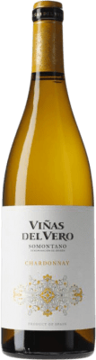 10,95 € Envío gratis | Vino blanco Viñas del Vero D.O. Somontano Aragón España Chardonnay Botella 75 cl
