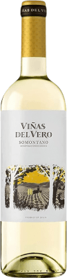 6,95 € Envío gratis | Vino blanco Viñas del Vero Macabeo-Chardonnay Joven D.O. Somontano Aragón España Macabeo, Chardonnay Botella 75 cl
