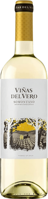 6,95 € Spedizione Gratuita | Vino bianco Viñas del Vero Macabeo-Chardonnay Giovane D.O. Somontano Aragona Spagna Macabeo, Chardonnay Bottiglia 75 cl