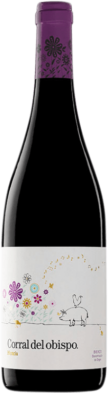 12,95 € Бесплатная доставка | Красное вино Viñedos Singulares Corral del Obispo Молодой D.O. Bierzo Кастилия-Леон Испания Mencía бутылка 75 cl