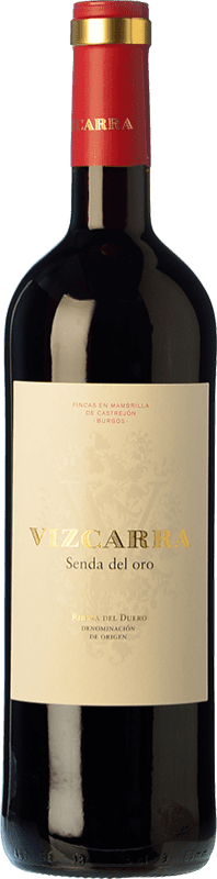 26,95 € Kostenloser Versand | Rotwein Vizcarra Senda del Oro Eiche D.O. Ribera del Duero Kastilien und León Spanien Tempranillo Magnum-Flasche 1,5 L