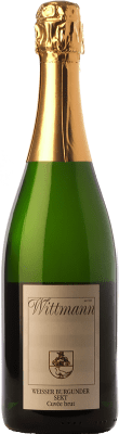 17,95 € 免费送货 | 白起泡酒 Wittmann Cuvée 香槟 大储备 Q.b.A. Rheinhessen 莱茵兰 - 普法尔茨 德国 Pinot White 瓶子 75 cl