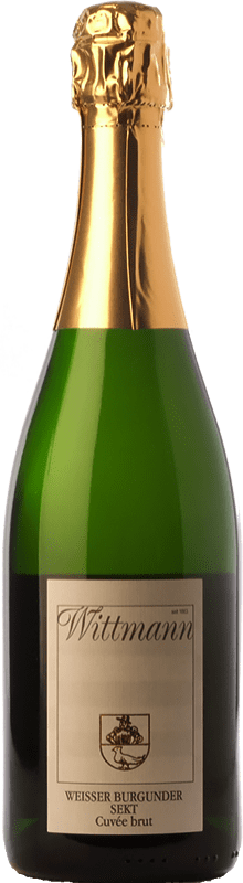 17,95 € Free Shipping | White sparkling Wittmann Cuvée Brut Grand Reserve Q.b.A. Rheinhessen Rheinland-Pfälz Germany Pinot White Bottle 75 cl