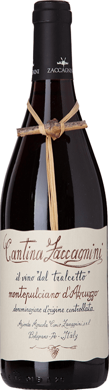 14,95 € Free Shipping | Red wine Zaccagnini Tralcetto D.O.C. Montepulciano d'Abruzzo Abruzzo Italy Montepulciano Bottle 75 cl