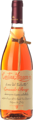 10,95 € Envio grátis | Vinho rosé Zaccagnini Tralcetto D.O.C. Cerasuolo d'Abruzzo Abruzzo Itália Montepulciano Garrafa 75 cl