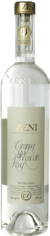 44,95 € Kostenloser Versand | Grappa Zeni di Moscato Rosa Südtirol Italien Flasche 70 cl