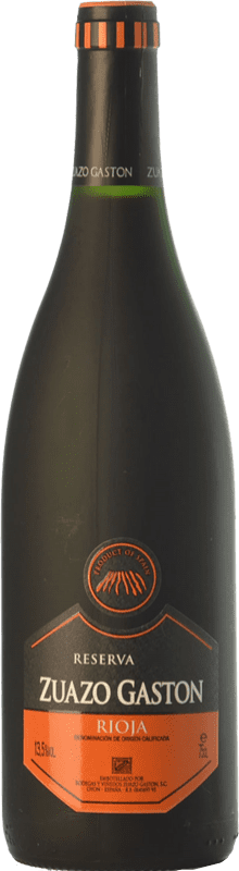 13,95 € Free Shipping | Red wine Zuazo Gaston Reserve D.O.Ca. Rioja The Rioja Spain Tempranillo Bottle 75 cl