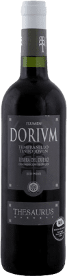6,95 € Бесплатная доставка | Красное вино Thesaurus Flumen Dorium Дуб D.O. Ribera del Duero Кастилия-Леон Испания Tempranillo бутылка Medium 50 cl