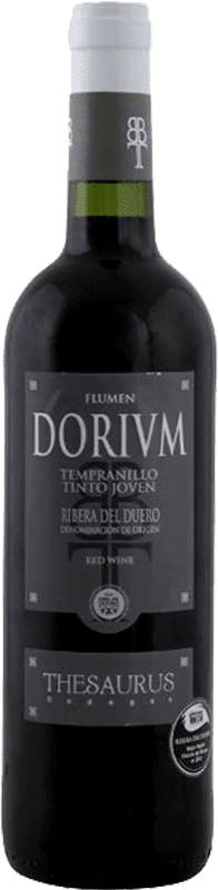 6,95 € Free Shipping | Red wine Thesaurus Flumen Dorium Oak D.O. Ribera del Duero Castilla y León Spain Tempranillo Medium Bottle 50 cl