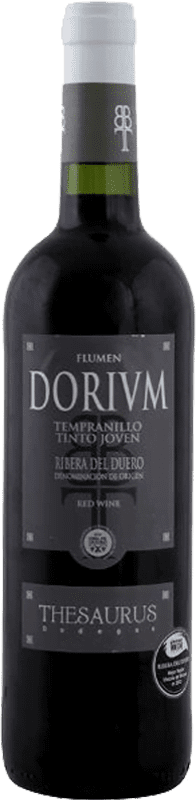 6,95 € 送料無料 | 赤ワイン Thesaurus Flumen Dorium オーク D.O. Ribera del Duero カスティーリャ・イ・レオン スペイン Tempranillo — テンプラニーリョ ミディアムボトル 50 cl