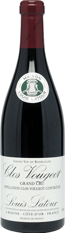 442,95 € Бесплатная доставка | Красное вино Louis Latour Grand Cru A.O.C. Clos de Vougeot Бургундия Франция Pinot Black бутылка 75 cl