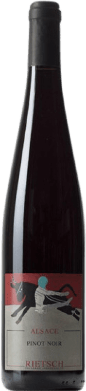 22,95 € Бесплатная доставка | Красное вино Domaine Rietsch A.O.C. Alsace Эльзас Франция Pinot Black бутылка 75 cl